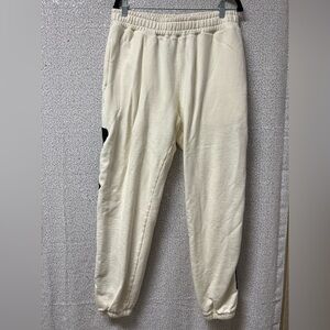 MNML off white sweatpants with black skeleton | size XL
